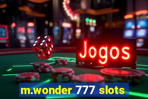 m.wonder 777 slots